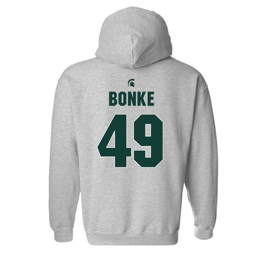 Michigan State - NCAA Men's Basketball : Anton Bonke - Sports Shersey Hooded Sweatshirt-1