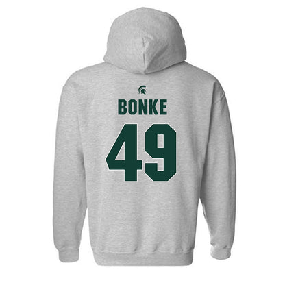 Michigan State - NCAA Men's Basketball : Anton Bonke - Sports Shersey Hooded Sweatshirt-1