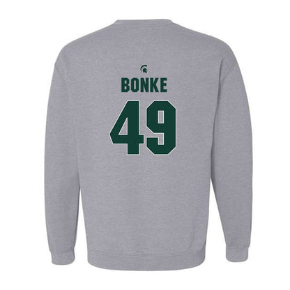 Michigan State - NCAA Men's Basketball : Anton Bonke - Sports Shersey Crewneck Sweatshirt-1