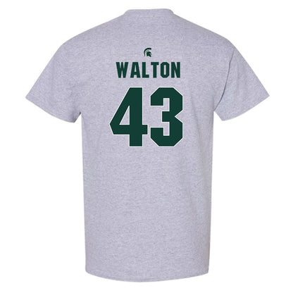 Michigan State - NCAA Men's Basketball : Colin Walton - Sports Shersey T-Shirt-1