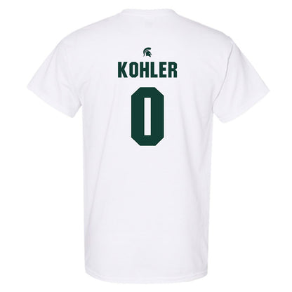 Michigan State - NCAA Men's Basketball : Jaxon Kohler - Sports Shersey T-Shirt-1