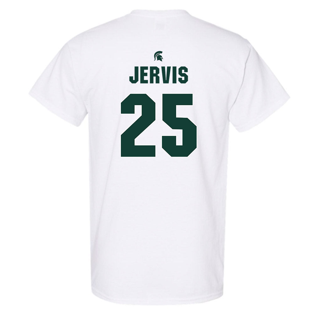 Michigan State - NCAA Men's Basketball : Jasiah Jervis - Sports Shersey T-Shirt-1