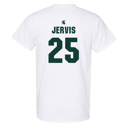Michigan State - NCAA Men's Basketball : Jasiah Jervis - Sports Shersey T-Shirt-1