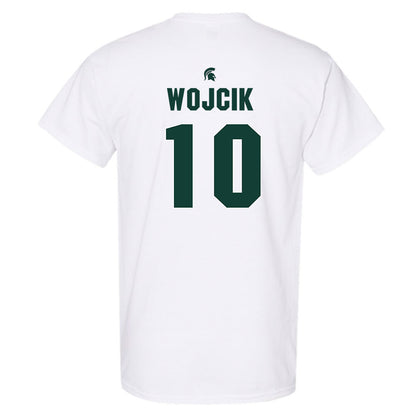 Michigan State - NCAA Men's Basketball : Denham Wojcik - Sports Shersey T-Shirt-1