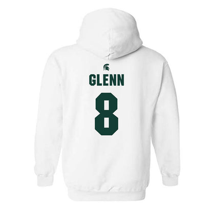 Michigan State - NCAA Men's Basketball : Kaleb Glenn - Sports Shersey Hooded Sweatshirt-1