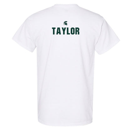 Michigan State - NCAA Men's Basketball : Ethan Taylor - Sports Shersey T-Shirt-1