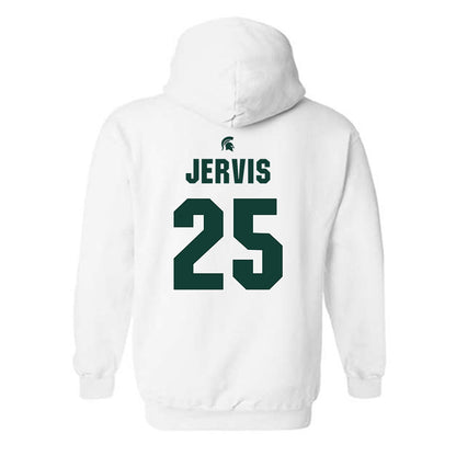 Michigan State - NCAA Men's Basketball : Jasiah Jervis - Sports Shersey Hooded Sweatshirt-1