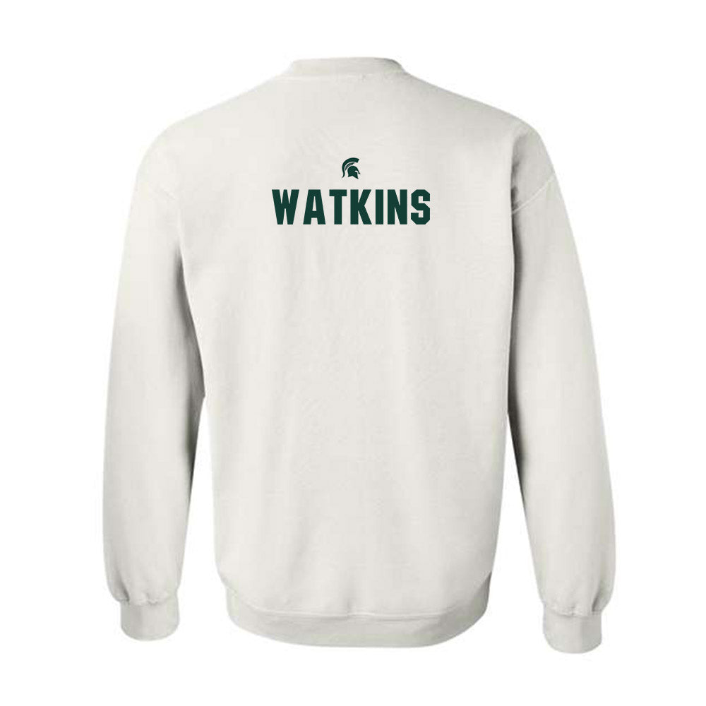 Michigan State - NCAA Men's Basketball : Matthew Watkins - Sports Shersey Crewneck Sweatshirt-1