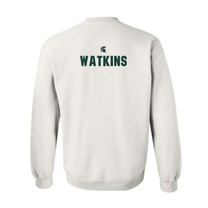 Michigan State - NCAA Men's Basketball : Matthew Watkins - Sports Shersey Crewneck Sweatshirt-1