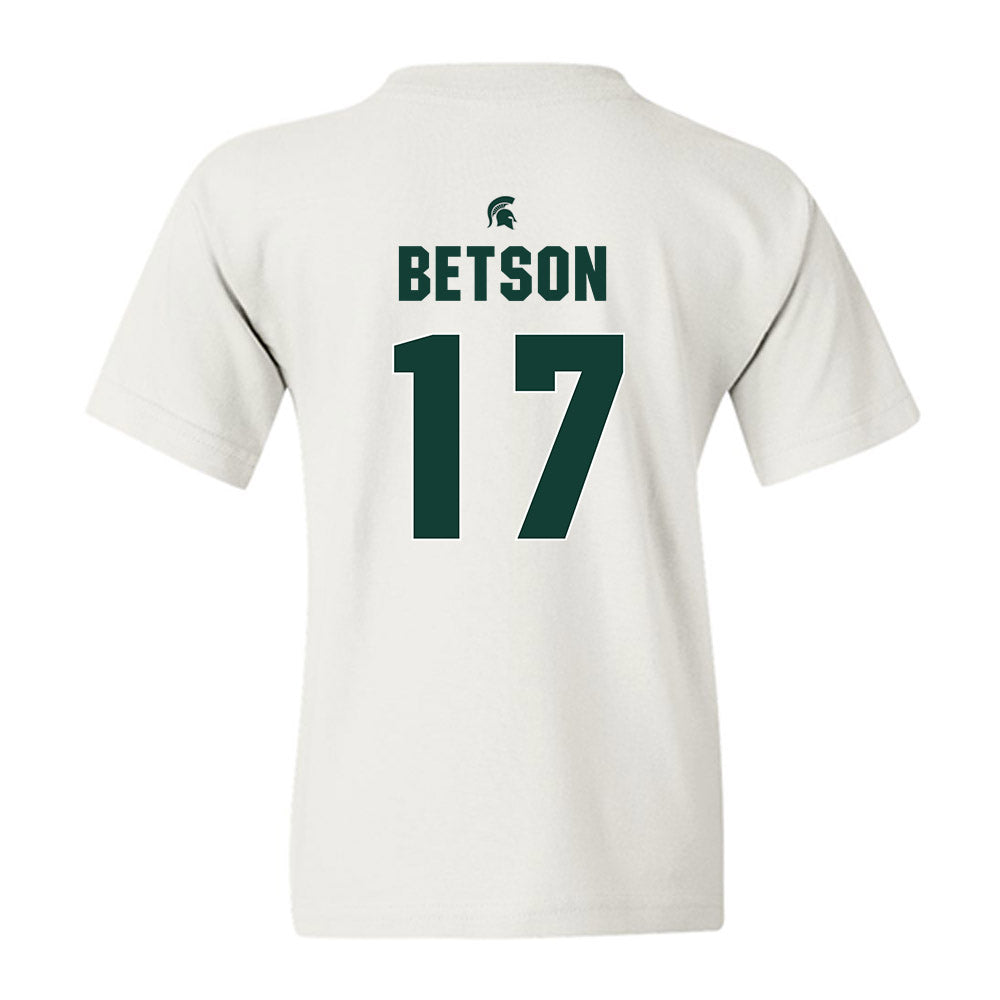 Michigan State - NCAA Women's Basketball : Tabitha Betson - Sports Shersey Youth T-Shirt-1