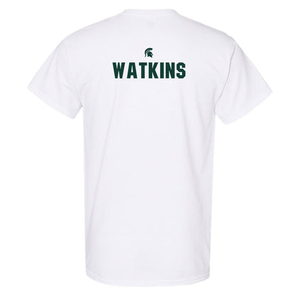 Michigan State - NCAA Men's Basketball : Matthew Watkins - Sports Shersey T-Shirt-1