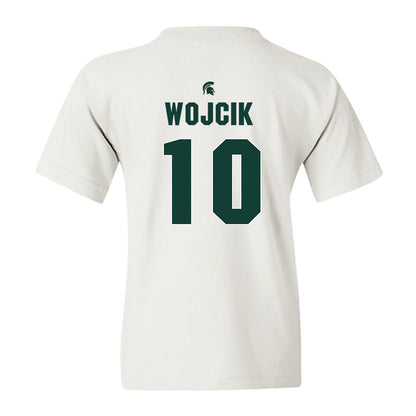 Michigan State - NCAA Men's Basketball : Denham Wojcik - Sports Shersey Youth T-Shirt-1