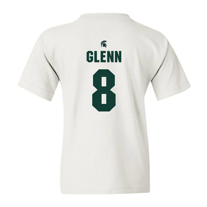 Michigan State - NCAA Men's Basketball : Kaleb Glenn - Sports Shersey Youth T-Shirt-1