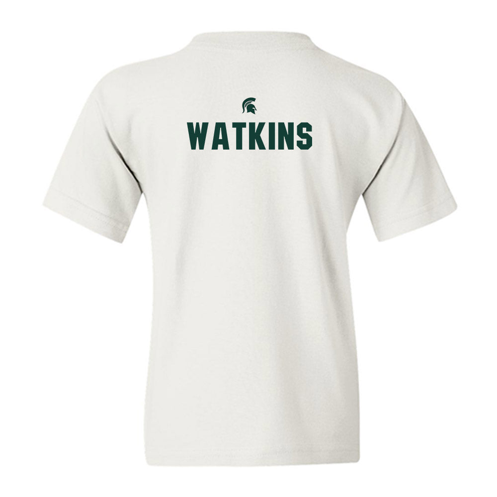 Michigan State - NCAA Men's Basketball : Matthew Watkins - Sports Shersey Youth T-Shirt-1