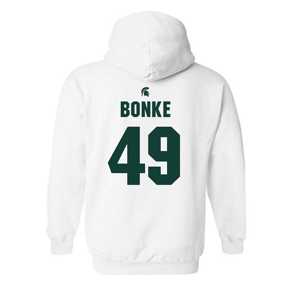 Michigan State - NCAA Men's Basketball : Anton Bonke - Sports Shersey Hooded Sweatshirt-1