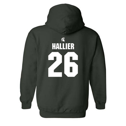 Michigan State - NCAA Women's Soccer : Mimi Hallier - Generic Shersey Hooded Sweatshirt-1