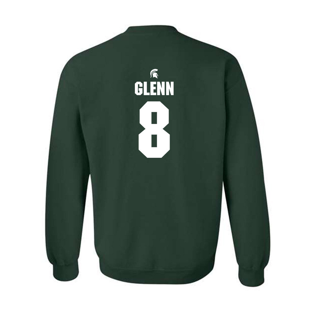 Michigan State - NCAA Men's Basketball : Kaleb Glenn - Generic Shersey Crewneck Sweatshirt-1