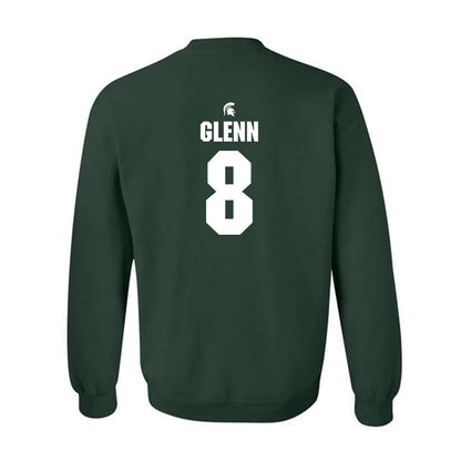 Michigan State - NCAA Men's Basketball : Kaleb Glenn - Generic Shersey Crewneck Sweatshirt-1