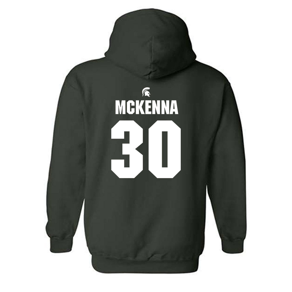 Michigan State - NCAA Women's Volleyball : Colbie McKenna - Generic Shersey Hooded Sweatshirt-1