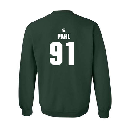 Michigan State - NCAA Football : Jackson Pahl - Generic Shersey Crewneck Sweatshirt-1