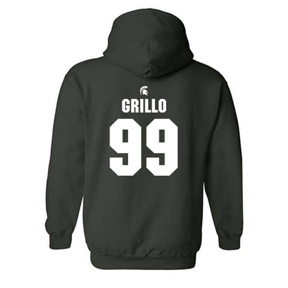 Michigan State - NCAA Softball : Sophia Grillo - Generic Shersey Hooded Sweatshirt-1