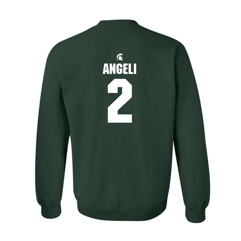 Michigan State - NCAA Women's Field Hockey : Nina Angeli - Generic Shersey Crewneck Sweatshirt
