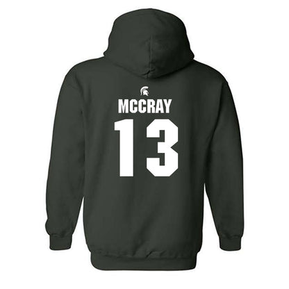 Michigan State - NCAA Football : Chrishon McCray - Generic Shersey Hooded Sweatshirt-1