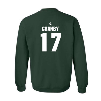 Michigan State - NCAA Football : Jonathan Granby - Generic Shersey Crewneck Sweatshirt-1