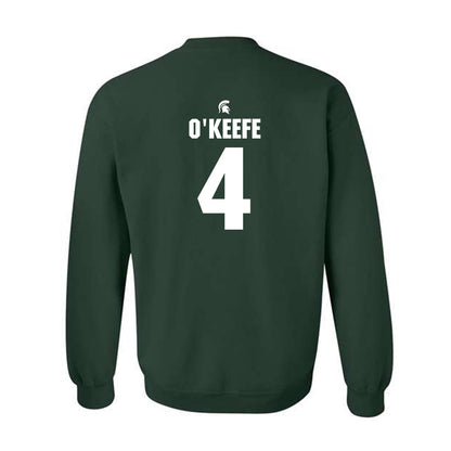 Michigan State - NCAA Men's Soccer : Conner O'Keefe - Generic Shersey Crewneck Sweatshirt-1