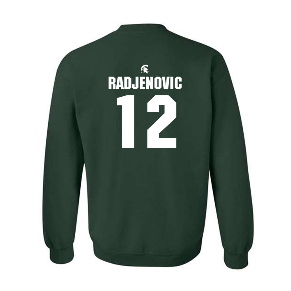 Michigan State - NCAA Men's Tennis : Vuk Radjenovic - Generic Shersey Crewneck Sweatshirt-1