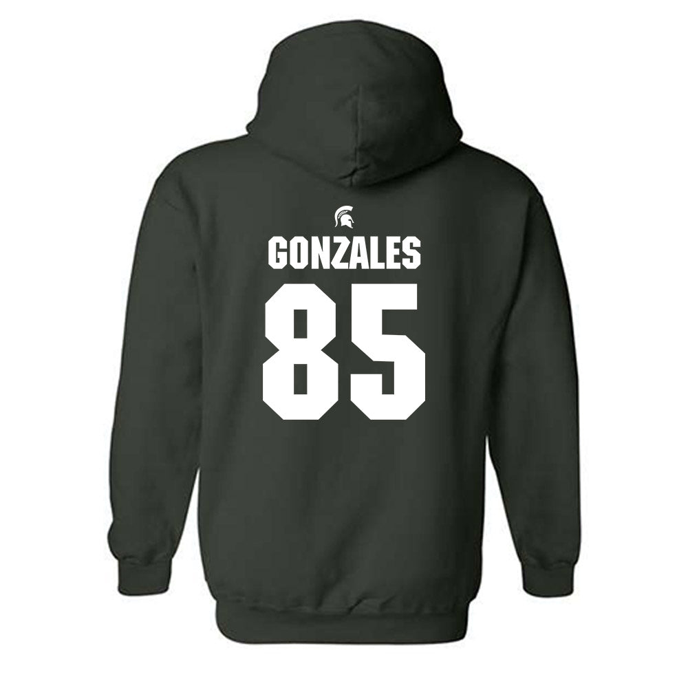 Michigan State - NCAA Football : Stephen Gonzales - Generic Shersey Hooded Sweatshirt-1