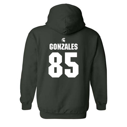 Michigan State - NCAA Football : Stephen Gonzales - Generic Shersey Hooded Sweatshirt-1
