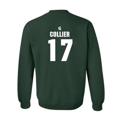 Michigan State - NCAA Football : Braylon Collier - Generic Shersey Crewneck Sweatshirt-1