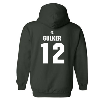 Michigan State - NCAA Football : Carson Gulker - Generic Shersey Hooded Sweatshirt-1