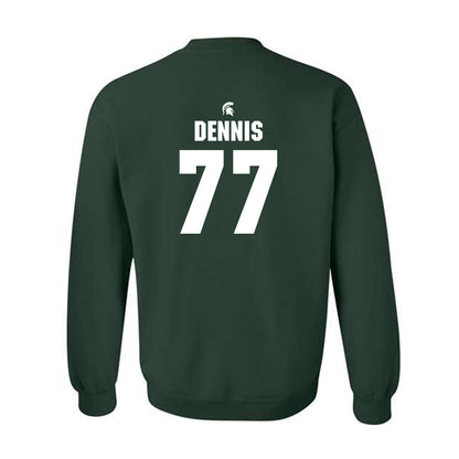 Michigan State - NCAA Football : Andrew Dennis - Generic Shersey Crewneck Sweatshirt