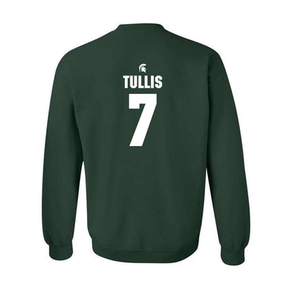 Michigan State - NCAA Football : Brandon Tullis - Generic Shersey Crewneck Sweatshirt-1