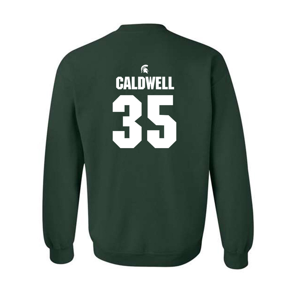 Michigan State - NCAA Football : Eliyjah Caldwell - Generic Shersey Crewneck Sweatshirt-1