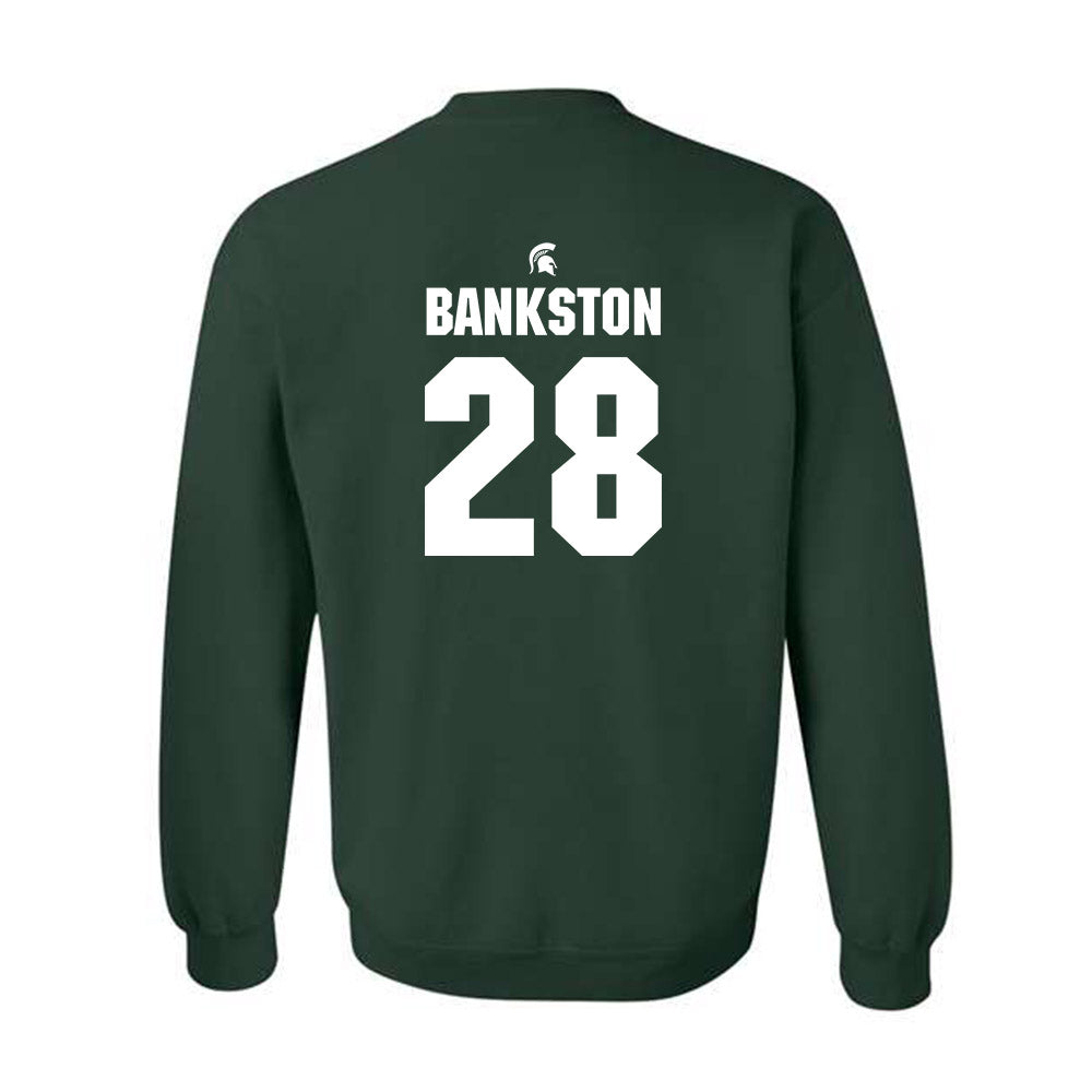 Michigan State - NCAA Women's Volleyball : Alanna Bankston - Generic Shersey Crewneck Sweatshirt-1