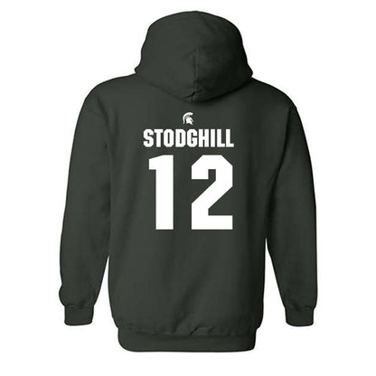 Michigan State - NCAA Football : Cam Stodghill - Generic Shersey Hooded Sweatshirt-1