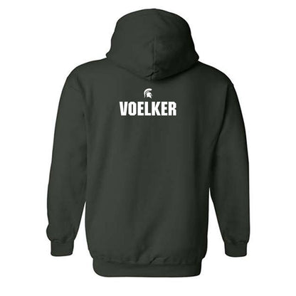 Michigan State - NCAA Men's Cross Country : Gabriel Voelker - Generic Shersey Hooded Sweatshirt-1