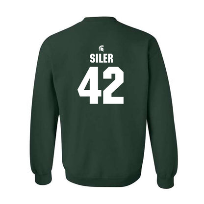 Michigan State - NCAA Baseball : Andrew Siler - Generic Shersey Crewneck Sweatshirt-1