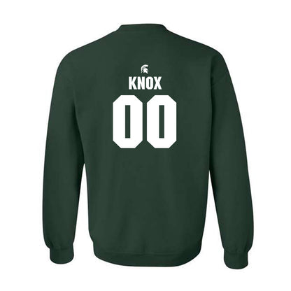 Michigan State - NCAA Men's Soccer : JEB Knox - Generic Shersey Crewneck Sweatshirt-1