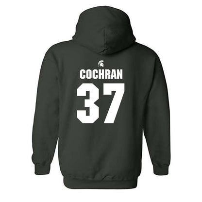 Michigan State - NCAA Football : Darelle Cochran - Generic Shersey Hooded Sweatshirt-1