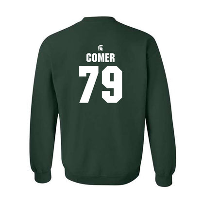 Michigan State - NCAA Football : Tristan Comer - Generic Shersey Crewneck Sweatshirt-1