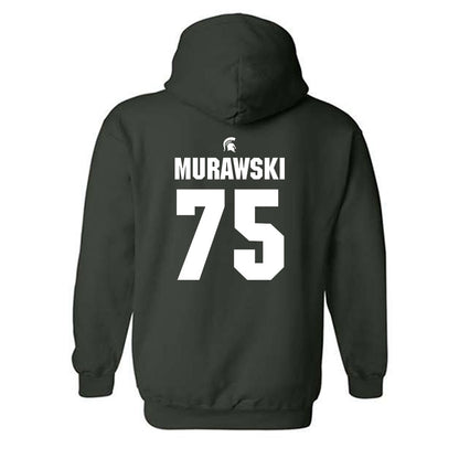 Michigan State - NCAA Football : Benjamin Murawski - Generic Shersey Hooded Sweatshirt-1
