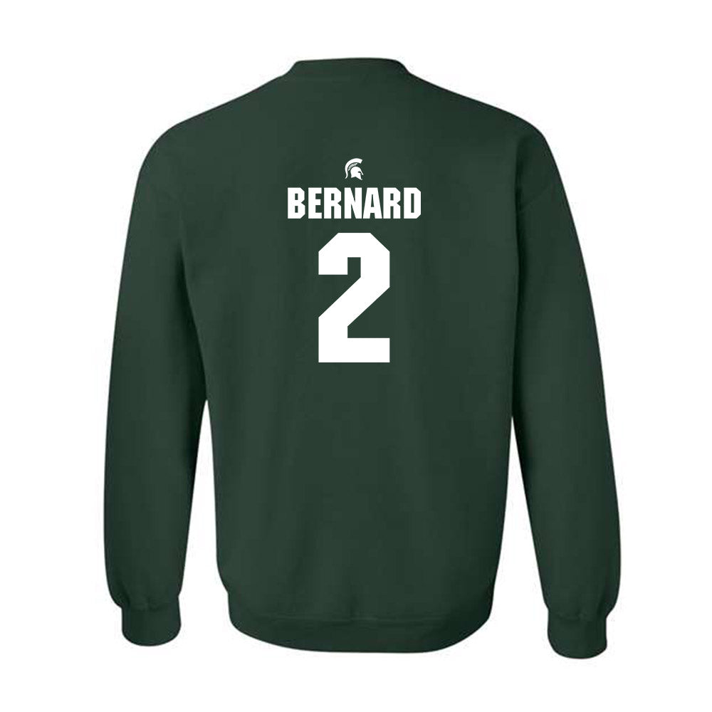 Michigan State - NCAA Softball : Zoie Bernard - Generic Shersey Crewneck Sweatshirt-1