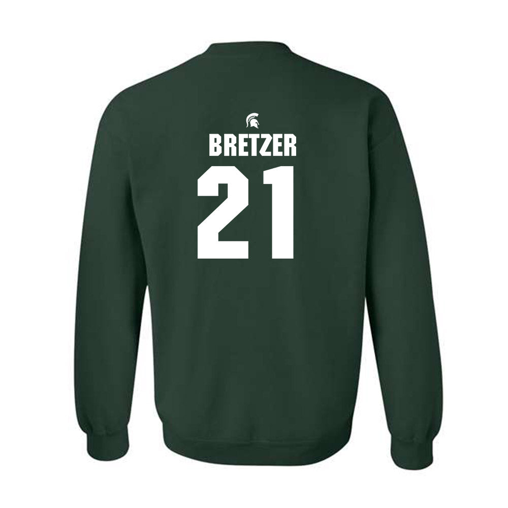 Michigan State - NCAA Women's Soccer : Eden Bretzer - Generic Shersey Crewneck Sweatshirt-1