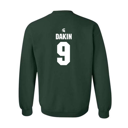 Michigan State - NCAA Football : Rhys Dakin - Generic Shersey Crewneck Sweatshirt-1
