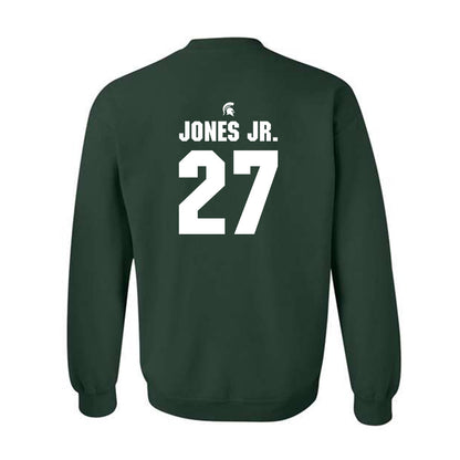 Michigan State - NCAA Football : Darrin Jones Jr. - Generic Shersey Crewneck Sweatshirt-1