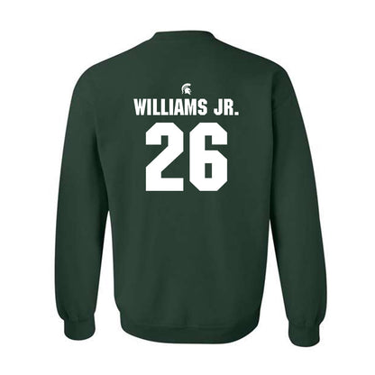 Michigan State - NCAA Football : Cedric Williams Jr. - Generic Shersey Crewneck Sweatshirt-1